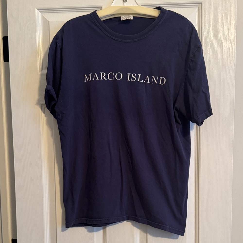 Marco Island Deep Blue Tee